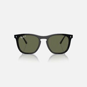 Ray-Ban RB2210 features a sleek square shape with a keyhole bridge
